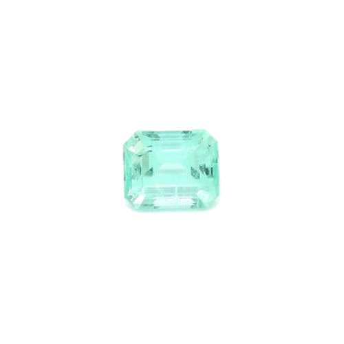 0.92 carat GREEN STEP cut Octagonal Smaragdas (1)