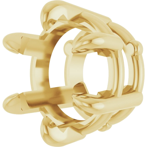 Pakabukas „Solitaire“ 585 Geltonojo Aukso Round 7mm (2)