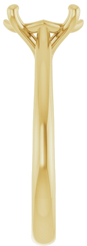 Sužadėtuvių Žiedas „Solitaire“ 585 Geltonojo Aukso Oval 9mm x 7mm (4)