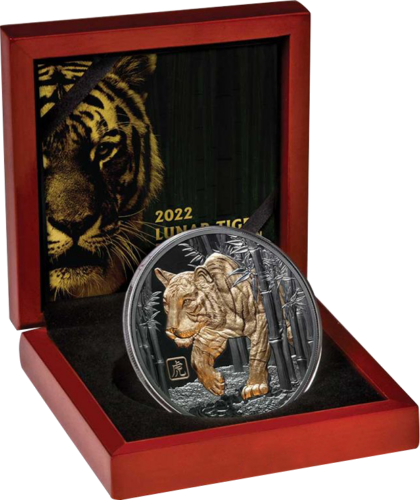 5 oz Year of the Tiger 2022 Niue Proof Silver Coin (2)