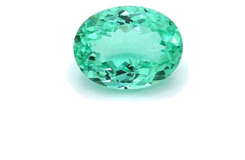 0.82 carat GREEN MODIFIEDBRILLIANT cut Oval Smaragdas (1)