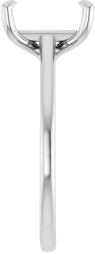 Sužadėtuvių Žiedas „Solitaire“ 950 Platinos Emerald 9mm x 7mm (4)