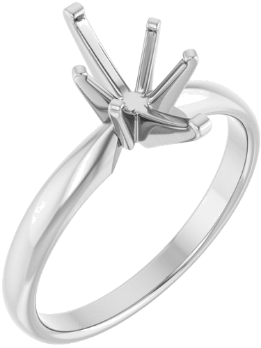 14K White 10.5x5.5 mm Marquise Solitaire Engagement Ring Mounting (1)