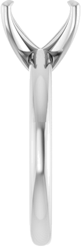 Sužadėtuvių Žiedas „Solitaire“ 585 Baltojo Aukso Emerald 8mm x 6mm (4)