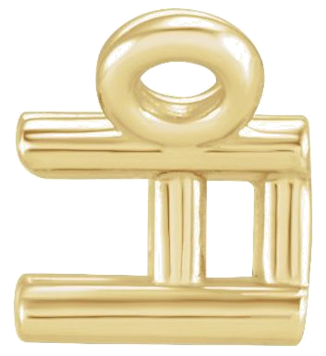 14K Yellow 3x2 mm Straight Baguette Solitaire Necklace Center (2)