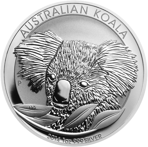 2014 Koala Austrālija 1 oz sudraba monēta (1)