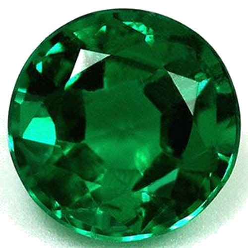 1.18 carat GREEN Round Smaragdas (1)