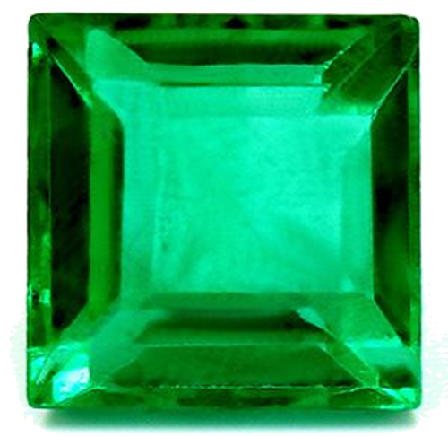 1.37 carat GREEN Square Smaragdas (1)