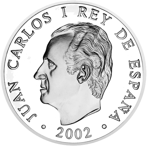 2002 Председательство в ЕС Испания 10 евро серебряная монета (2)