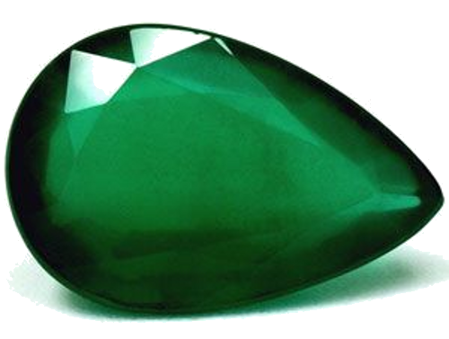 2.69 carat GREEN Pear Smaragdas (1)