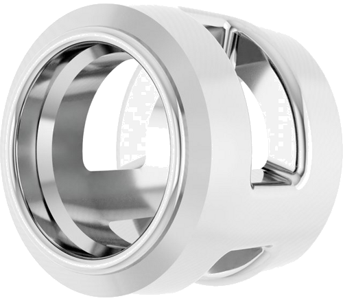 Pakabukas „Round Bezel-Set Slide“ 925 Sidabro Round 3mm (2)