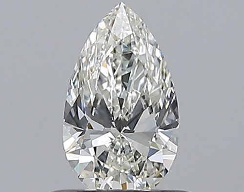 0.5 carat I-SI1 Natūralus Pear Deimantas (1)