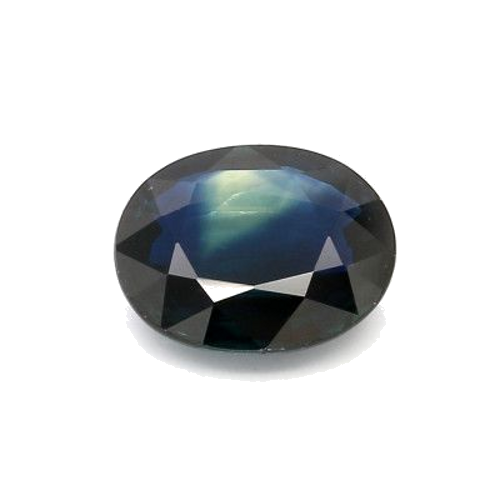 3.04 carat BLUE BRILLIANTSTEP cut Oval Safyras (1)