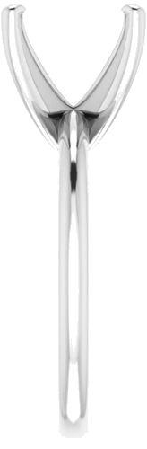 Sužadėtuvių Žiedas „Solitaire“ 585 Baltojo Aukso Square 8mm (4)