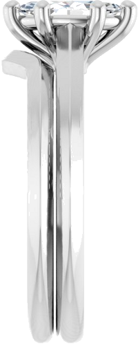 14K White 8x4 mm Marquise Solitaire Engagement Ring Mounting (9)