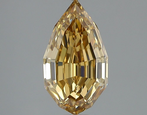 2.1 carat Fancy Brown Yellow-VS1 Natūralus Pear Deimantas (1)
