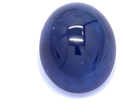3.38 carat BLUE CABOCHON cut Oval Safyras (1)