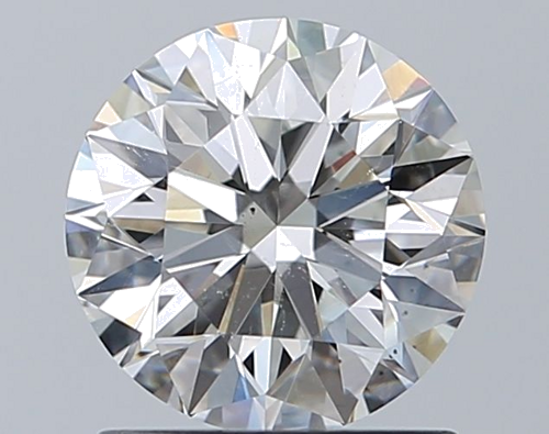 1.27 carat G-SI1 Excellent cut Natūralus Round Deimantas (1)