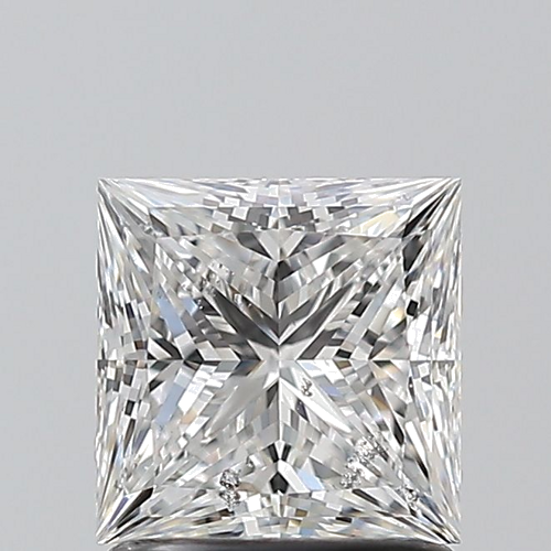 1.3 carat F-SI2 Natūralus Princess Deimantas (1)