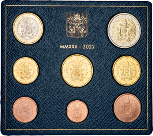 2022 Vatican BU Euro Coin Set (1)