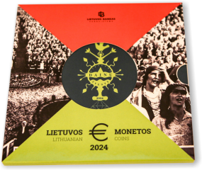 2024 Lithuania Song Festival Euro Coin BU Set (3)