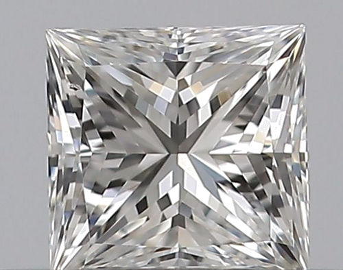 0.33 carat F-SI1 Natūralus Princess Deimantas (1)