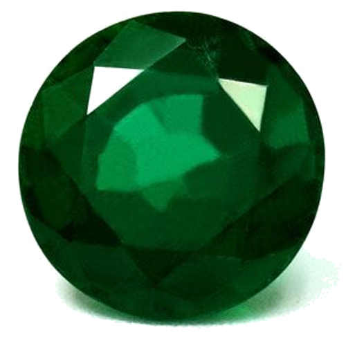 2.8 carat GREEN Round Smaragdas (1)