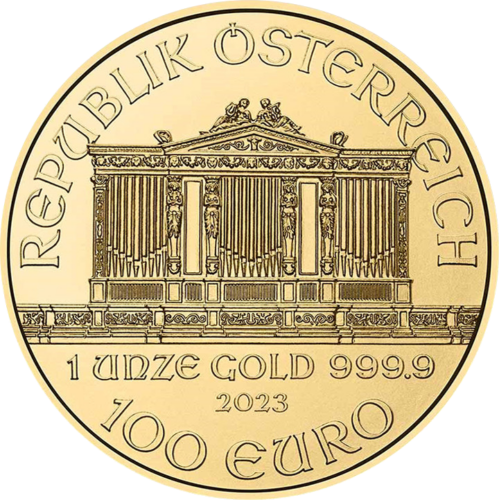 1 oz Austrian Philharmonic Gold coin (Mix year) (2)