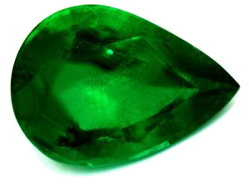 2.17 carat GREEN Pear Smaragdas (1)