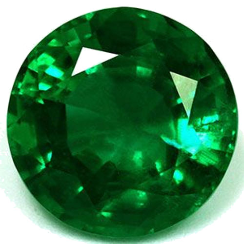 3.55 carat GREEN Round Smaragdas (1)