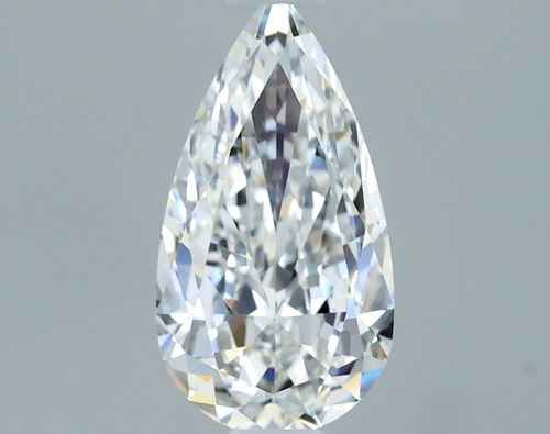 0.5 carat F-IF Natūralus Pear Deimantas (1)