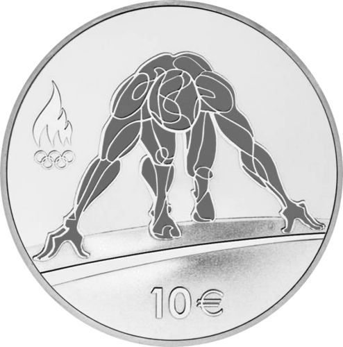 2016 Estija XXXI Olimpinės žaidynės Rio De Žaneire 10 eurų sidabrinė moneta (1)
