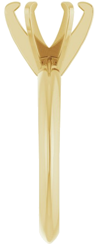 Sužadėtuvių Žiedas „Solitaire“ 585 Geltonojo Aukso Round 7.4mm (4)