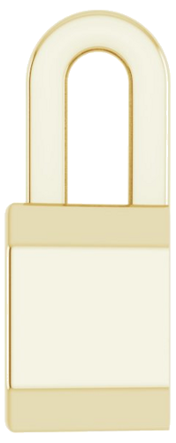 Pakabukas „Solitaire“ 585 Geltonojo Aukso Emerald 7mm x 5mm (3)