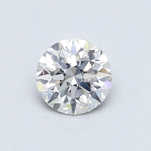 0.64 carat F-SI2 Excellent cut Natūralus Round Deimantas (1)