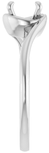 Sužadėtuvių Žiedas „Solitaire“ 585 Baltojo Aukso Round 6.5mm (4)