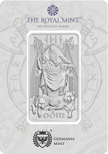 1 oz Odin Norse Mythology Gods Silver Bar (2)