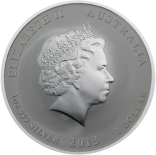 1 oz Year of the Snake 2013 Australia Silver Coin Lion Privy LIMITED EDITION (2)