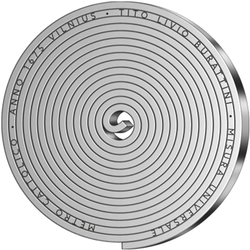 2025 Литва Metro Cattolico – 350 20 евро серебряная монета (2)