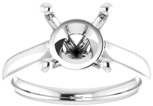 Sužadėtuvių Žiedas „Solitaire“ 950 Platinos Round 9.4mm (3)