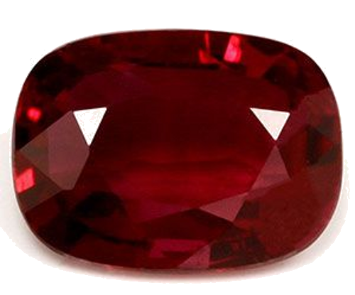 1.09 carat RED Cushion Rubinas (1)