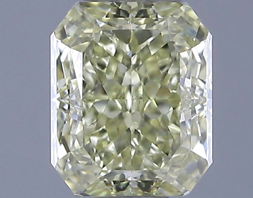 1.01 carat Fancy Light Yellow-VS2 Natūralus Radiant Deimantas (1)