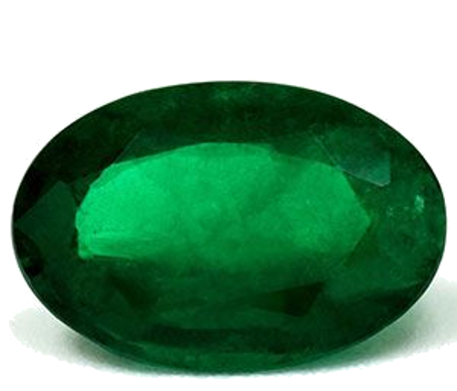 2.06 carat GREEN Oval Smaragdas (1)