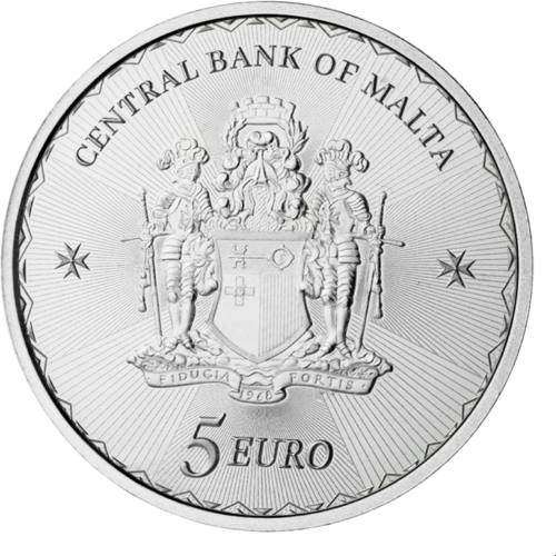 1 oz Maltos kryžius 2023 Malta sidabrinė moneta (2)