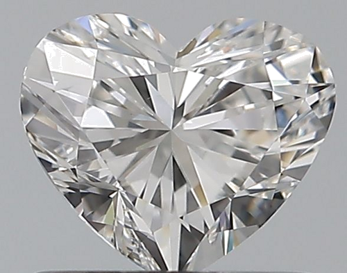 0.59 carat E-VS2 Natūralus Heart Deimantas (1)