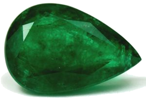 12.52 carat GREEN Pear Smaragdas (1)