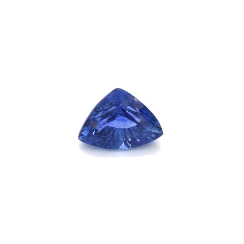 1.26 carat BLUE BRILLIANTSTEP cut Triangular Safyras (1)