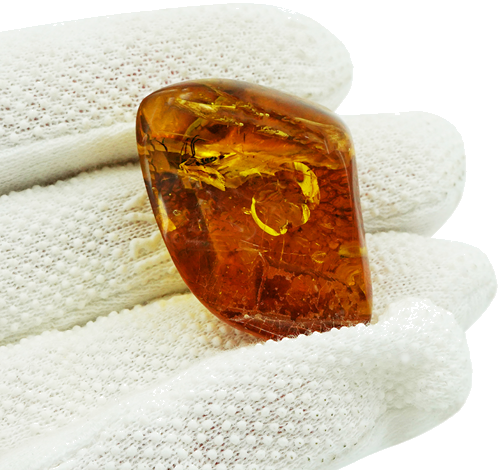 9 g Amber Nugget with inclusion (3)