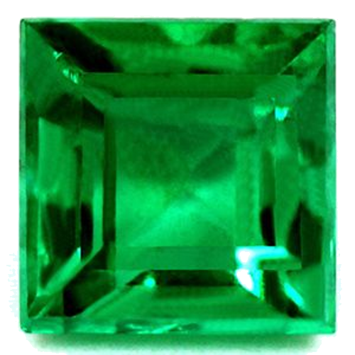 1.17 carat GREEN Square Smaragdas (1)