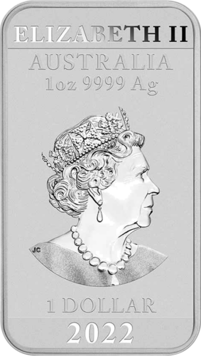 1 унция Дракон 2022 Австралия Сребърна монета (2)